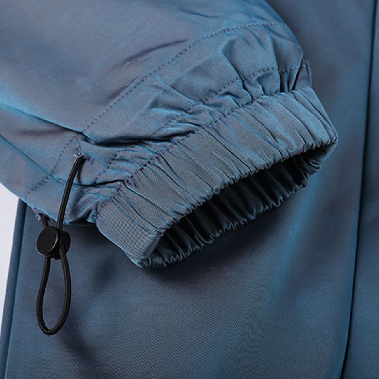 Reflective Side Pockets Ribbons Fleece Cargo Pants