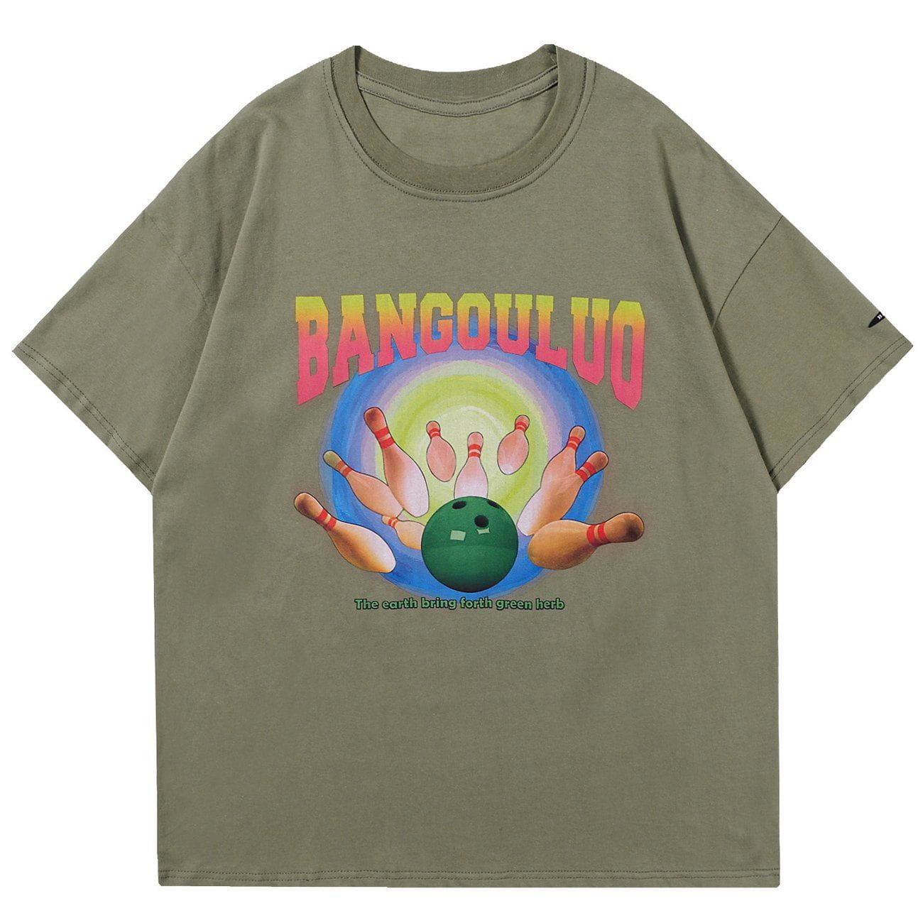 Animated Bowling Print T-Shirt