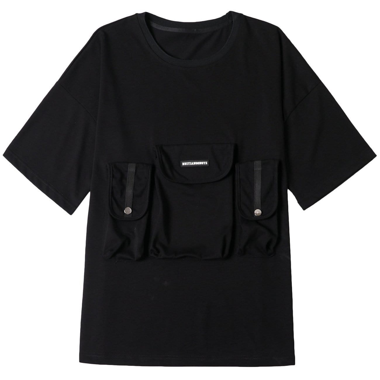 Dark Multi-Pockets T-Shirt