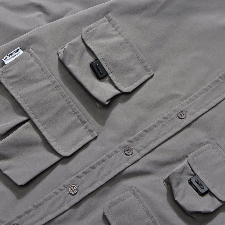 Function Multi-Pockets Long Sleeve Shirt