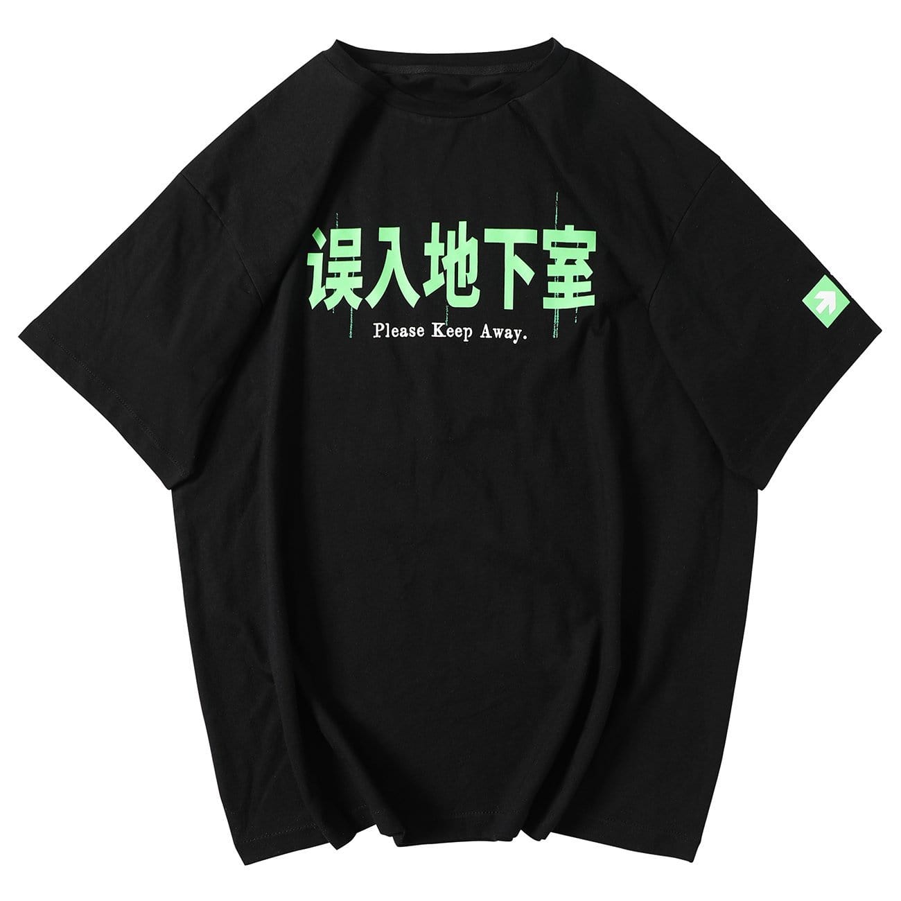Glowing Letter Print T-Shirt