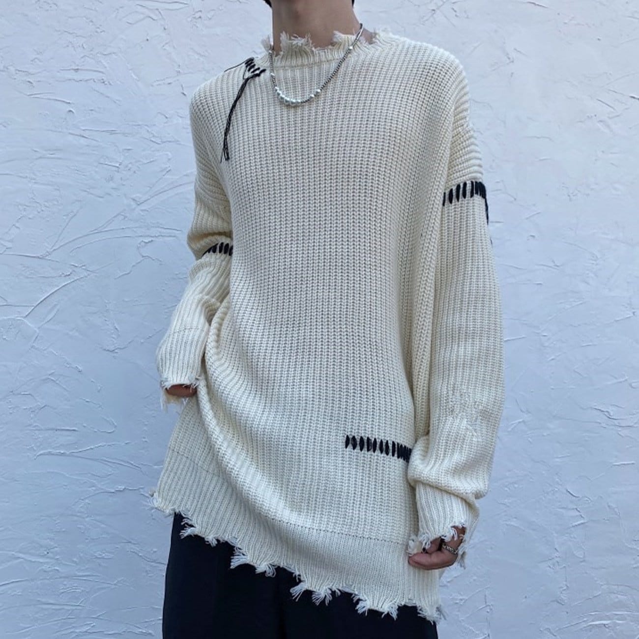 Dark Knitted Sweater