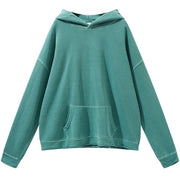 Solid Color Washed Hoodie