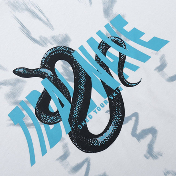 Dark Unreal Snake Print Sweatshirt