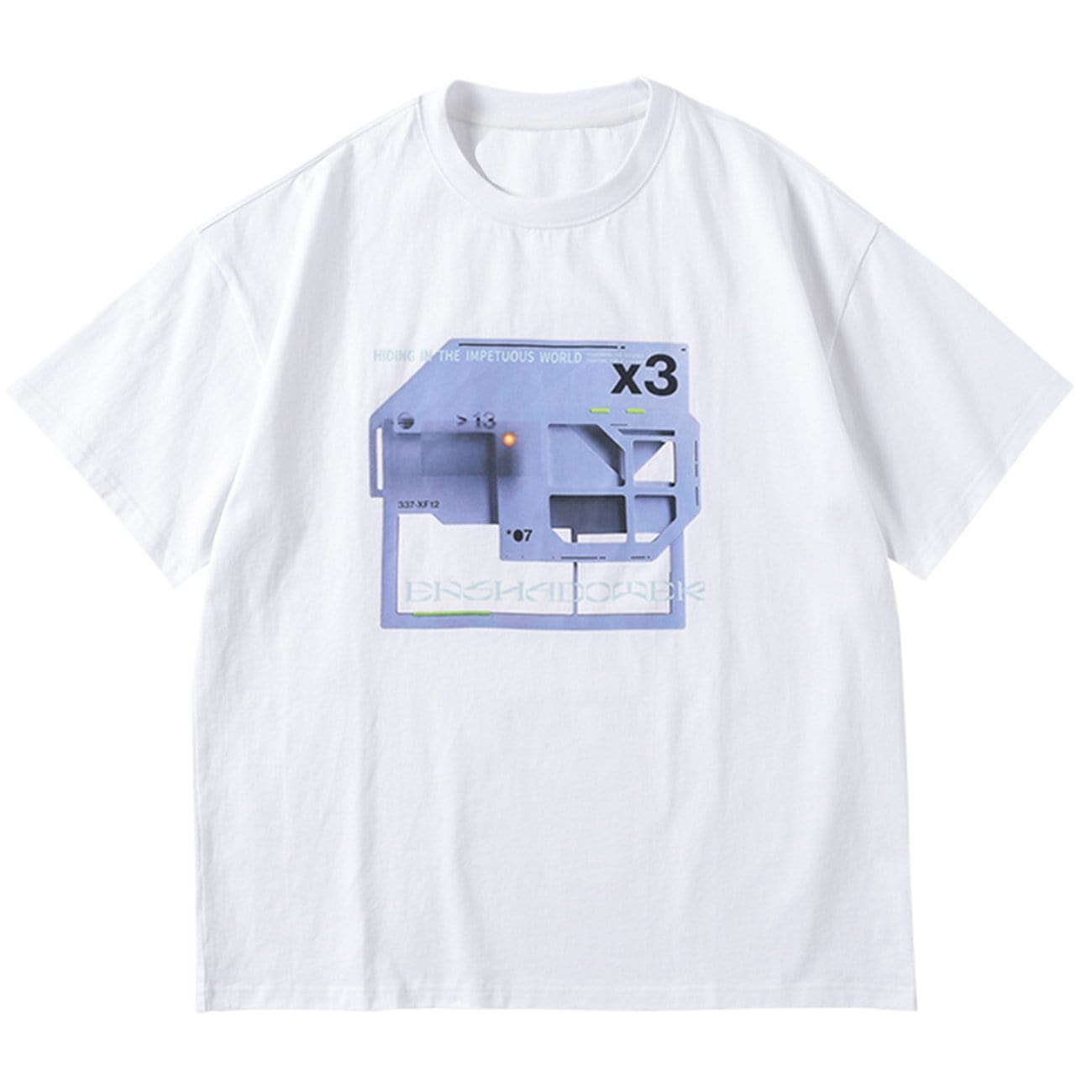 Dark Module Print Cotton T-Shirt