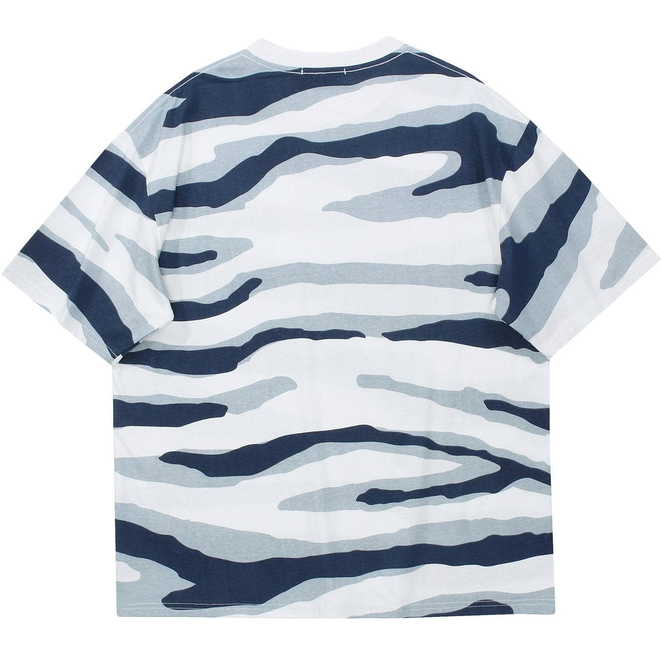 Zebra Pattern Full Print T-Shirt