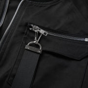 Function Zipper Ribbon Jacket