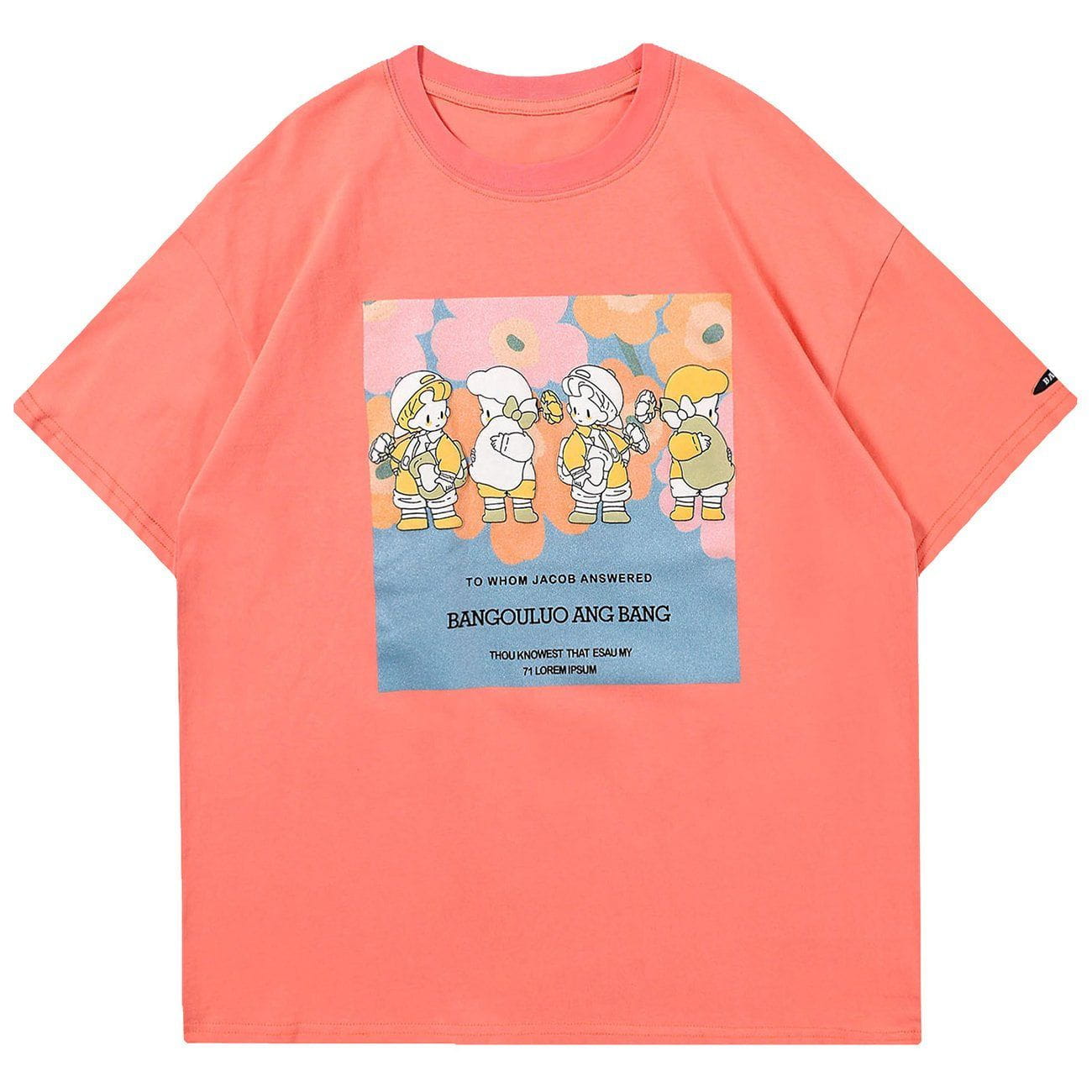 Flowers Boy Print T-Shirt