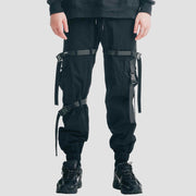 Techwear Multi Pockets Ribbons Cargo Pants