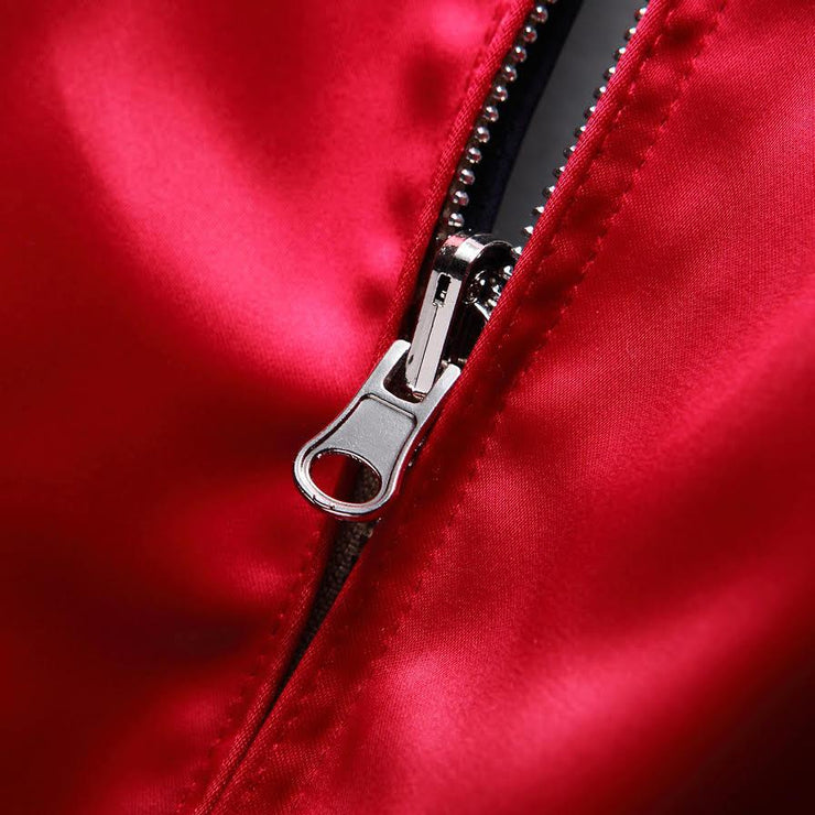 Kitsune Nine Tailed Fox Sukajan Souvenir Jacket [Reversible] MugenSoul Streetwear Brands Streetwear Clothing  Techwear