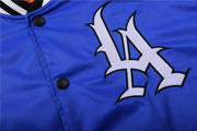 LA Paisley Baseball Jacket MugenSoul Streetwear Brands Streetwear Clothing  Techwear