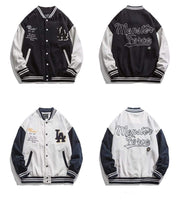 LA Vintage Varsity Jacket MugenSoul Streetwear Brands Streetwear Clothing  Techwear