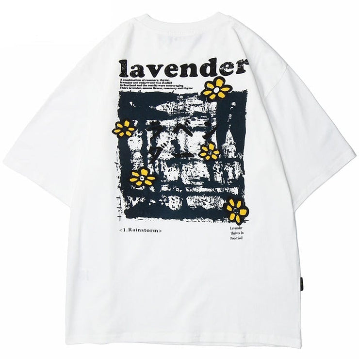 Lavender T-Shirt MugenSoul Streetwear Brands Streetwear Clothing  Techwear