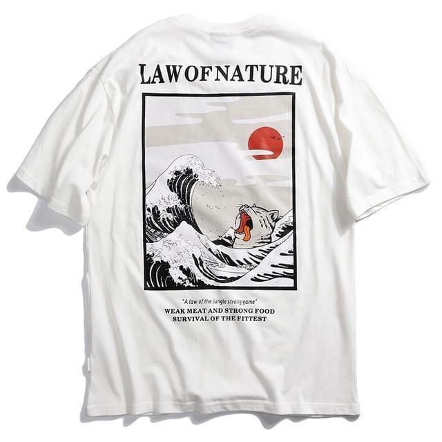 Law Of Nature T-Shirt MugenSoul Streetwear Brands Streetwear Clothing  Techwear