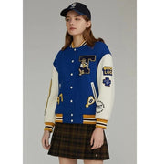 Lucky Bear Varsity Jacket MugenSoul Streetwear Brands Streetwear Clothing  Techwear