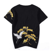 Masayoshi Crane T-Shirt MugenSoul Streetwear Brands Streetwear Clothing  Techwear