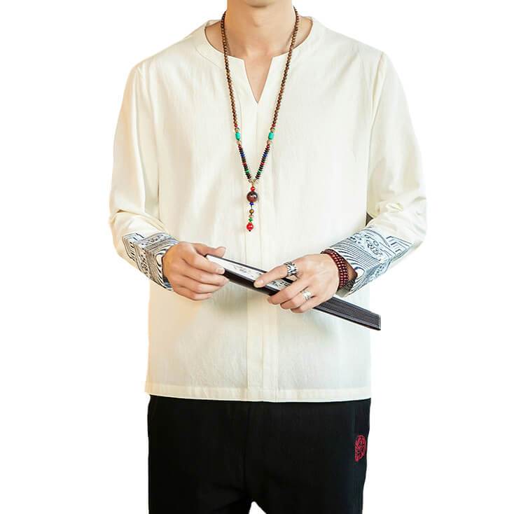 Midori Long-Sleeve Shirt MugenSoul Streetwear Brands Streetwear Clothing  Techwear