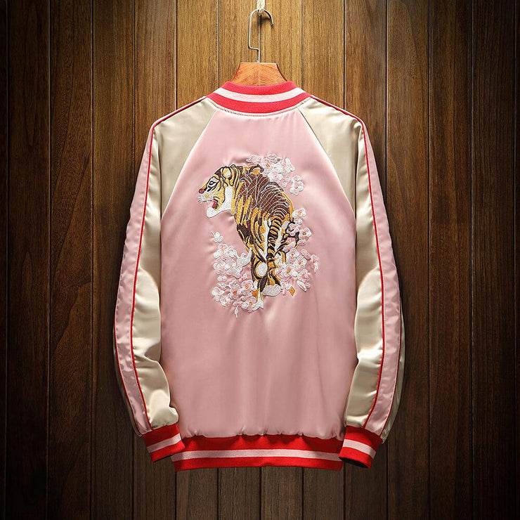 Mountain & Tiger Souvenir Jacket [Reversible] MugenSoul Streetwear Brands Streetwear Clothing  Techwear