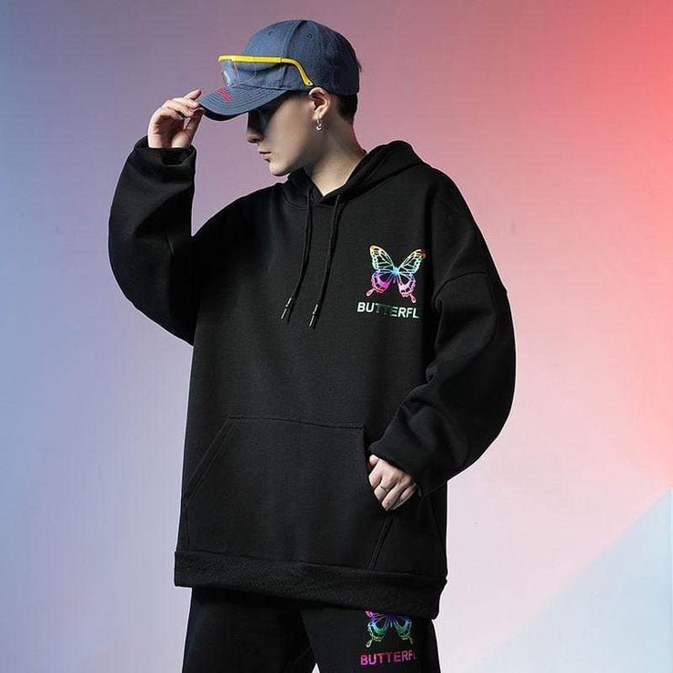 Neon Okami Hoodie MugenSoul Streetwear Brands Streetwear Clothing  Techwear