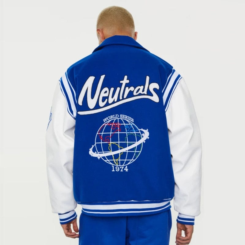 Neutrals Varsity Jacket MugenSoul Streetwear Brands Streetwear Clothing  Techwear