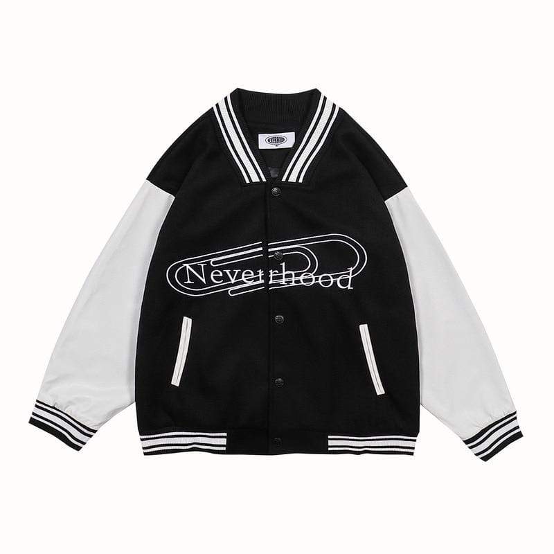 Neverhood Varsity Jacket MugenSoul Streetwear Brands Streetwear Clothing  Techwear