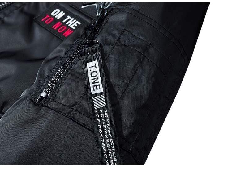 OTR Nowhere Bomber Jacket MugenSoul Streetwear Brands Streetwear Clothing  Techwear