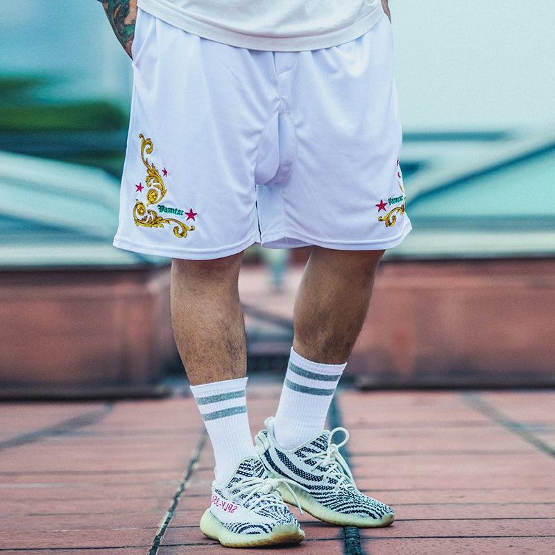 Dope Embroidered Shorts