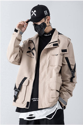 New York Streetwear Cargo Winter Jacket