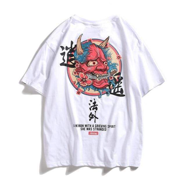 Red Devil T-Shirt MugenSoul Streetwear Brands Streetwear Clothing  Techwear