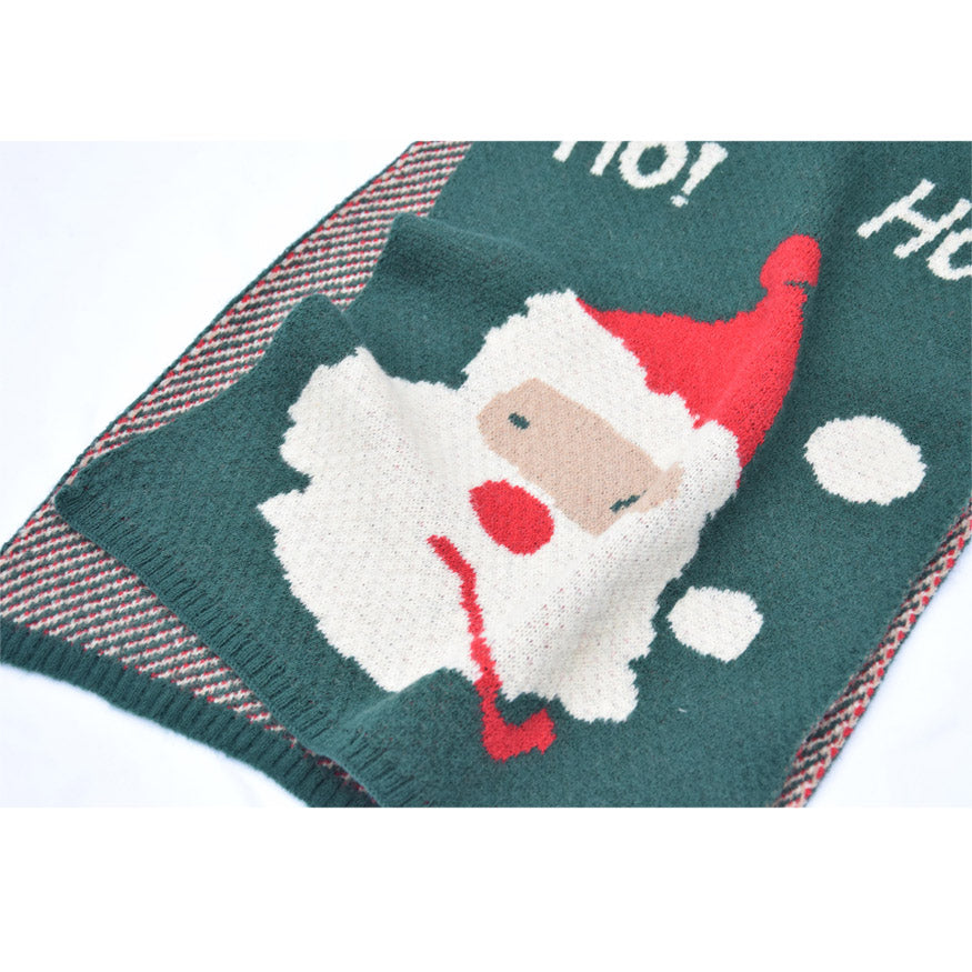 Letter Santa Pattern scarf
