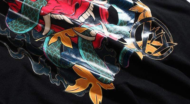 Serpent T-Shirt MugenSoul Streetwear Brands Streetwear Clothing  Techwear