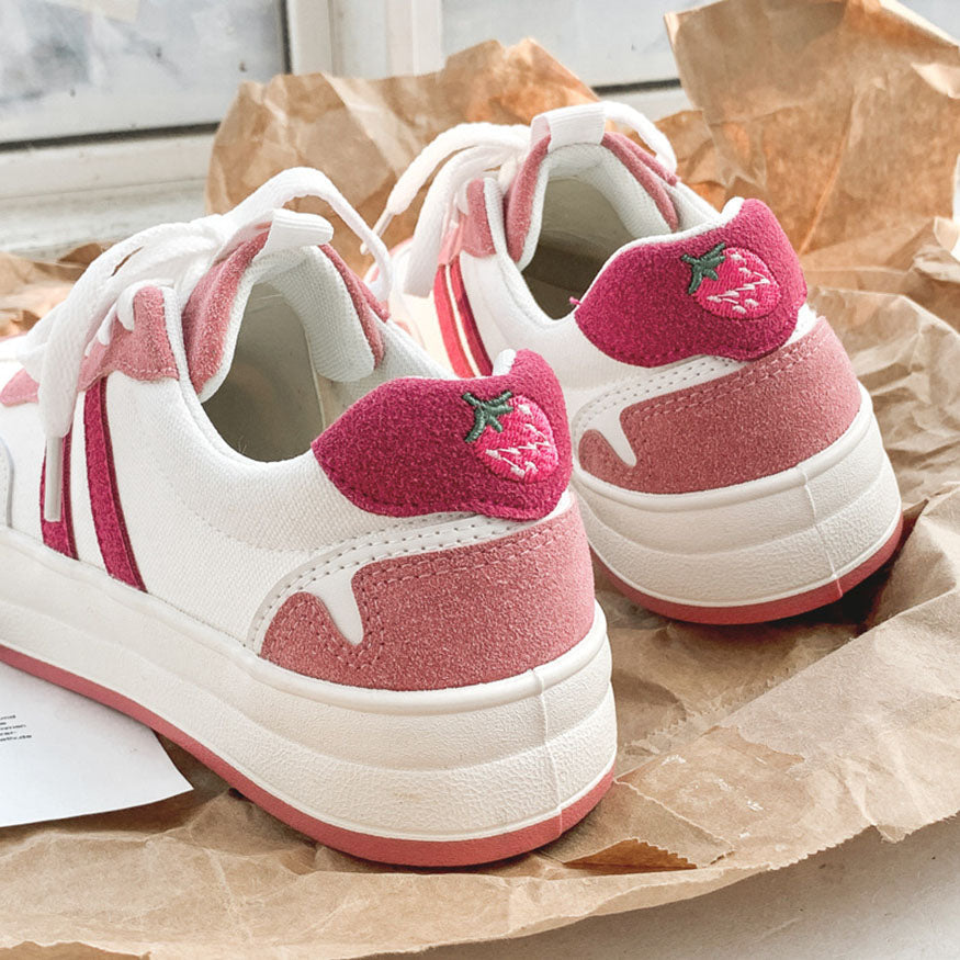 Strawberry Casual Canvas Sneakers