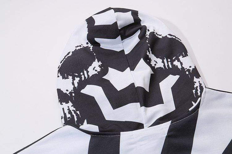 Skulling Hooded Tank MugenSoul Streetwear Brands Streetwear Clothing  Techwear