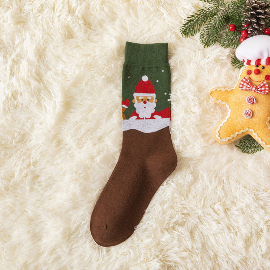 Cartoon Christmas Socks