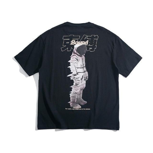 Space Bound T-Shirt MugenSoul Streetwear Brands Streetwear Clothing  Techwear