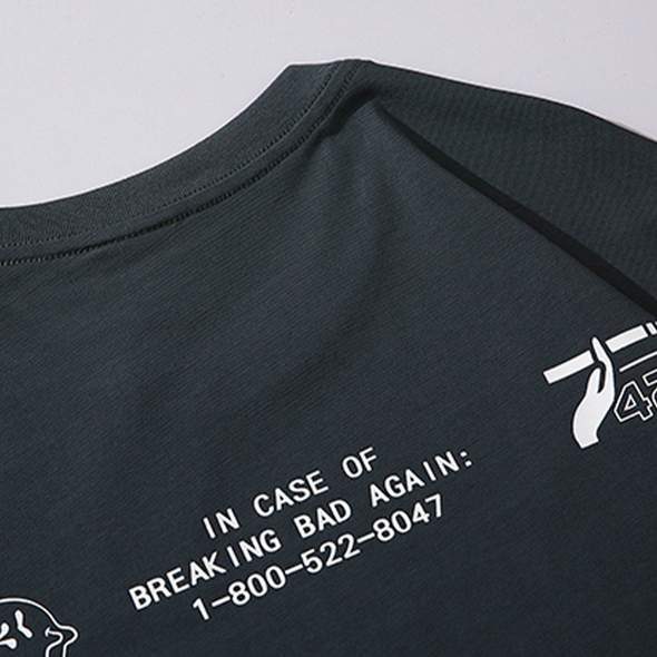 Printed Bad Boys Cotton T-Shirt