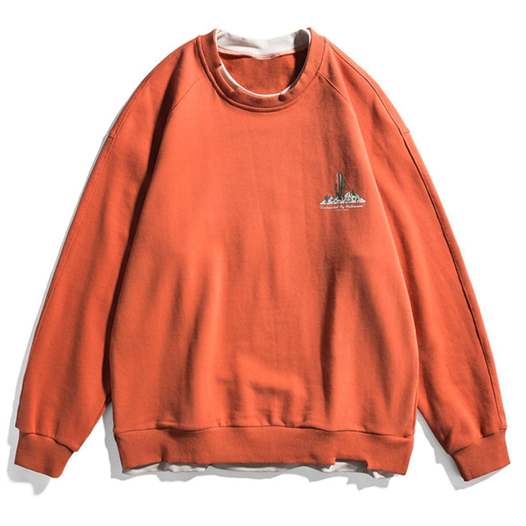 Two Pieces Printed Vintage Northey Soft Cotton Sweatshirt