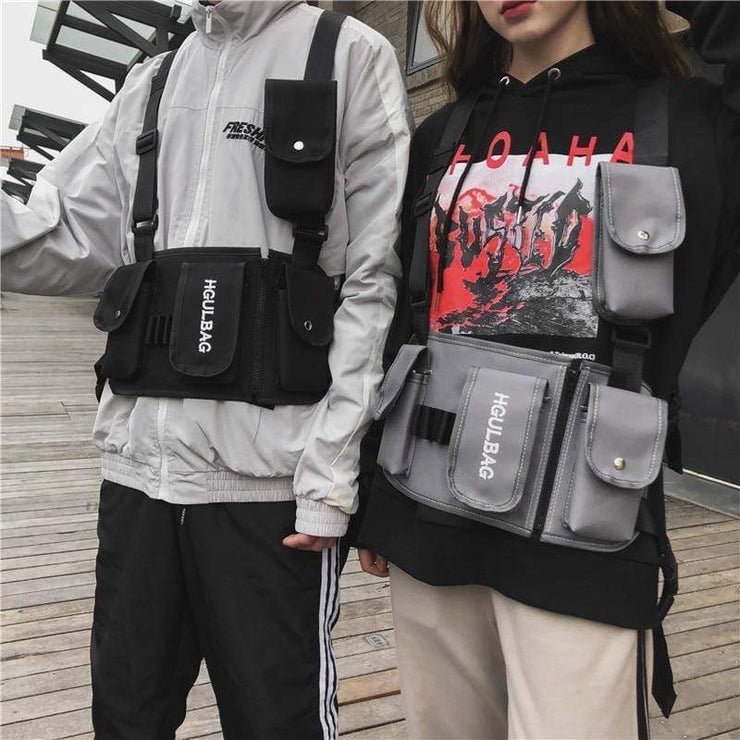 Tactical Chest Rig MugenSoul Streetwear Brands Streetwear Clothing  Techwear