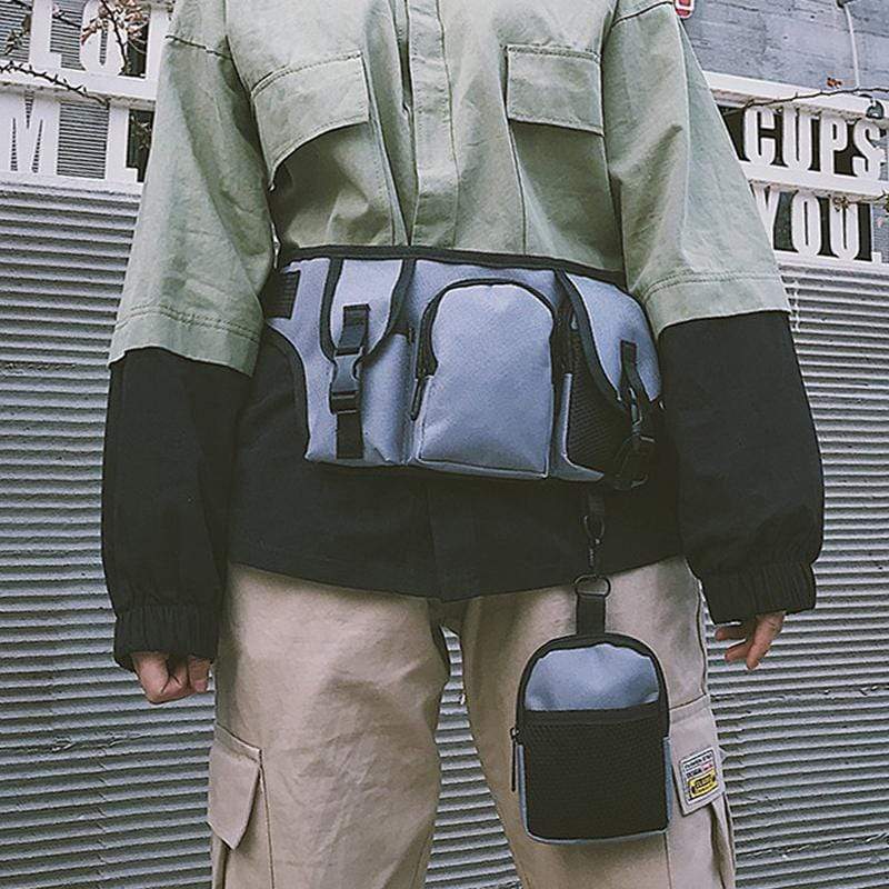 Tactical Waist Bag MugenSoul Streetwear Brands Streetwear Clothing  Techwear