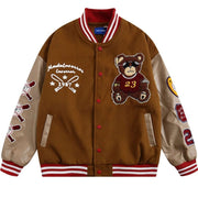 The Bears Championship Varsity Jacket MugenSoul Streetwear Brands Streetwear Clothing  Techwear
