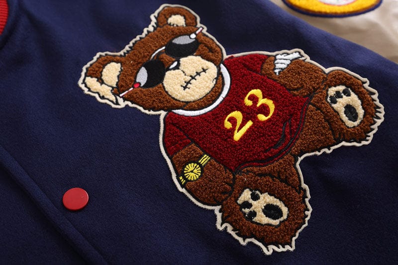 The Bears Championship Varsity Jacket MugenSoul Streetwear Brands Streetwear Clothing  Techwear