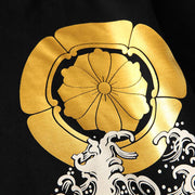 The Golden Koi Painted T-shirt MugenSoul Streetwear Brands Streetwear Clothing  Techwear