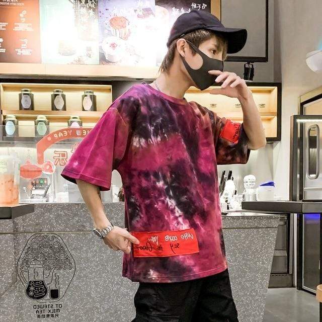 Tokyo Tie Dye T-Shirt MugenSoul Streetwear Brands Streetwear Clothing  Techwear