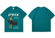 Vintage Japanese Girl T-Shirt MugenSoul Streetwear Brands Streetwear Clothing  Techwear